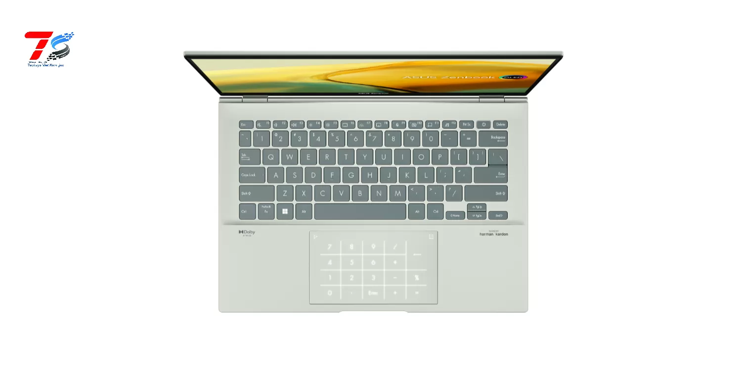 Laptop Asus Zenbook 14 OLED UX3402VA-KM203W (Core I5-1340P | 16GB | 512GB | 14 inch OLED WQXGA+ | W11H | Bạc)